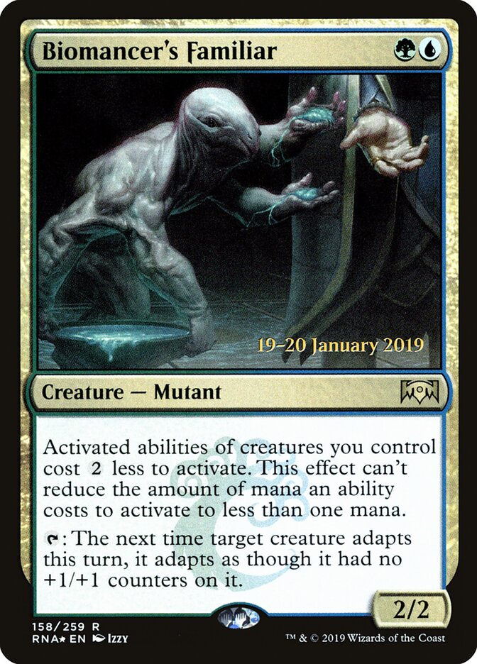 Biomancer's Familiar card front