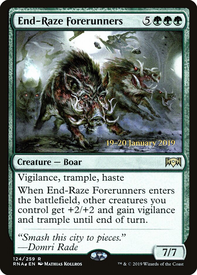 End-Raze Forerunners card front
