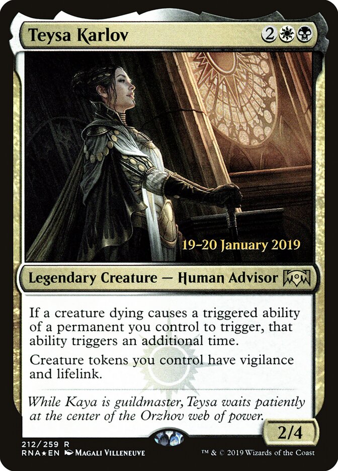 Teysa Karlov card front