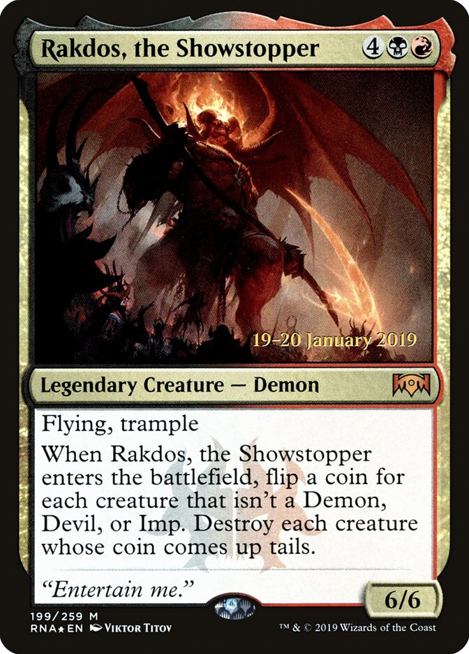 Rakdos, the Showstopper card front