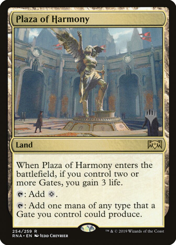 Plaza of Harmony card front