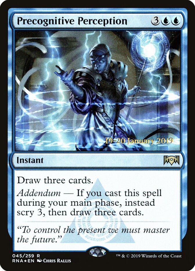 Precognitive Perception card front