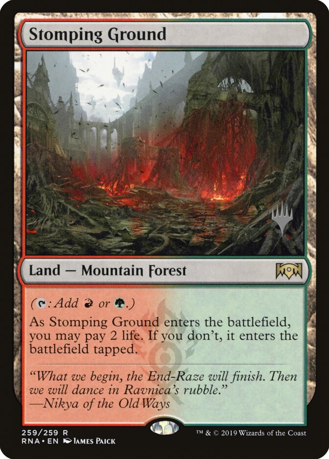 Stomping Ground card front
