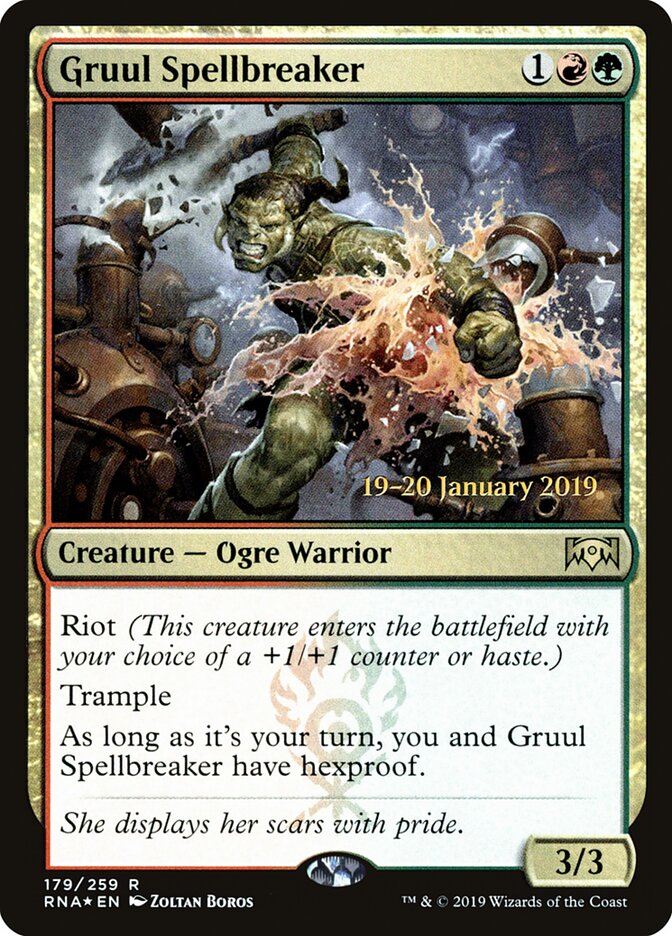 Gruul Spellbreaker card front