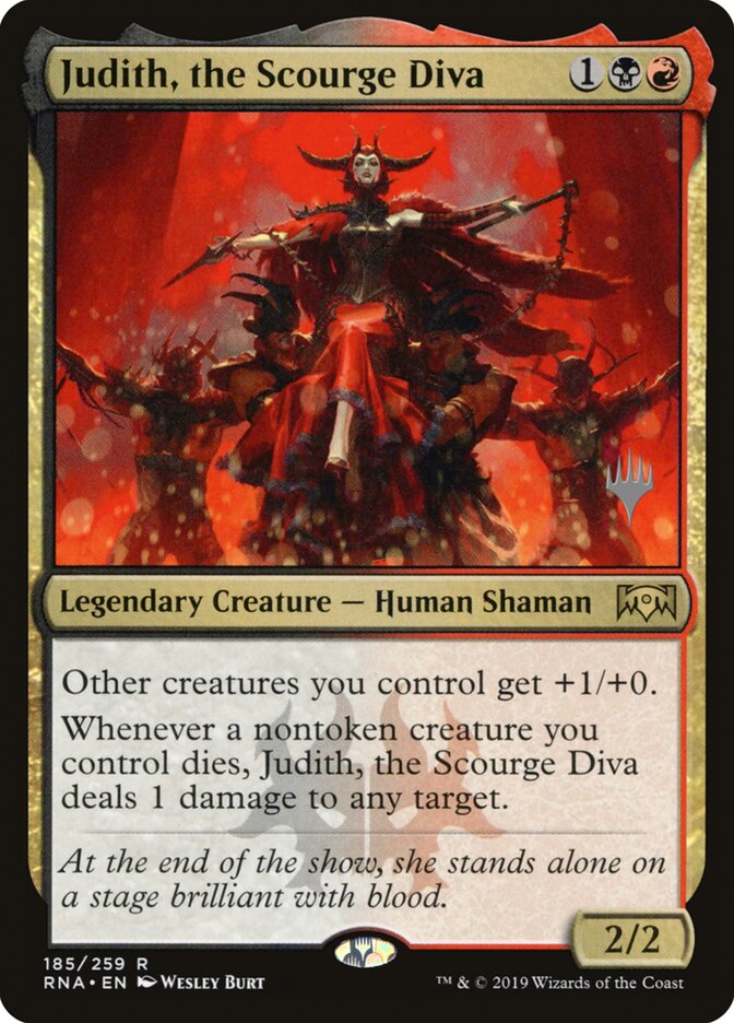 Judith, the Scourge Diva card front