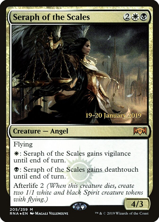 Seraph of the Scales card front