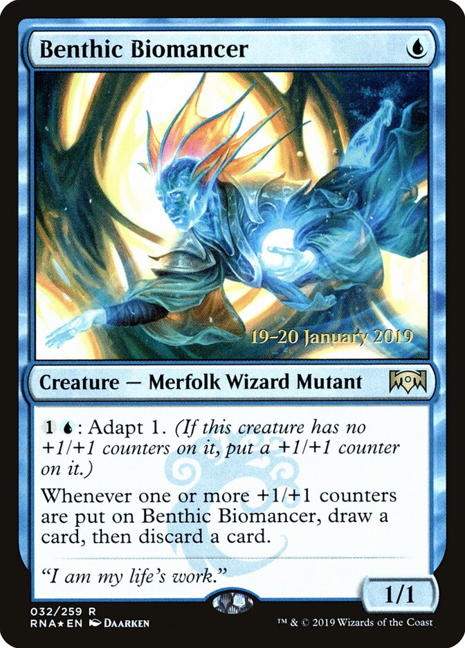 Benthic Biomancer card front