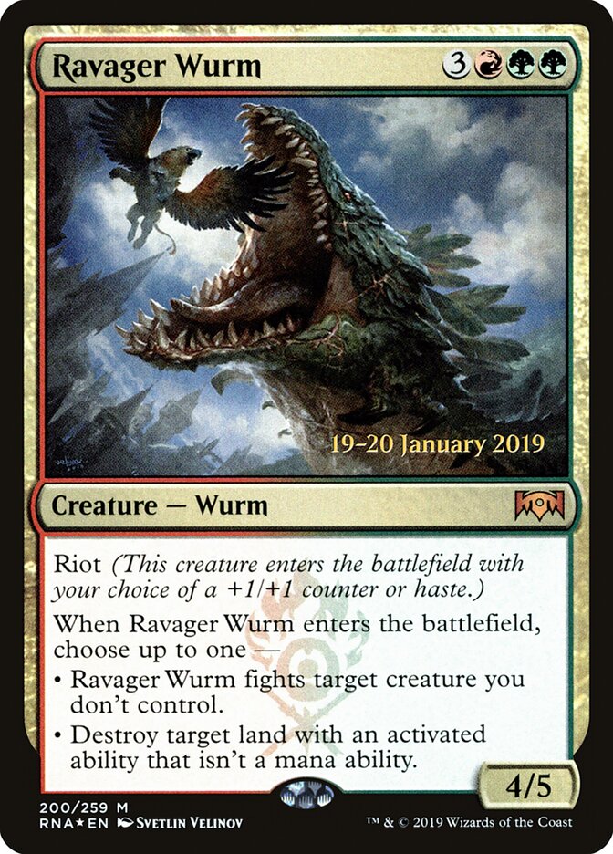 Ravager Wurm card front