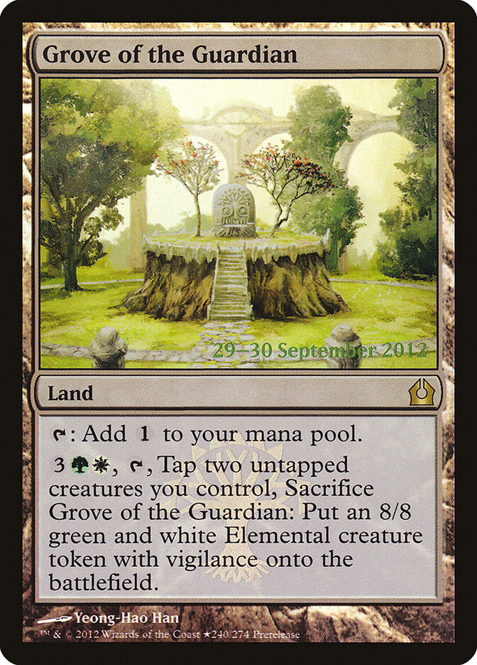 Grove of the Guardian card front
