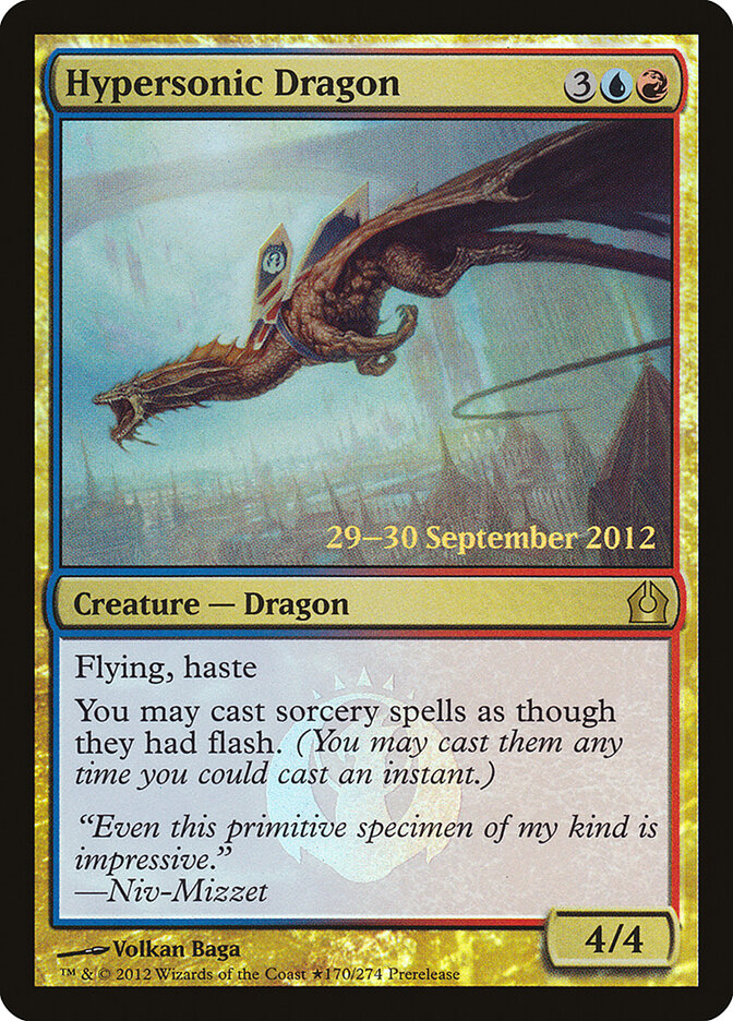Hypersonic Dragon card front