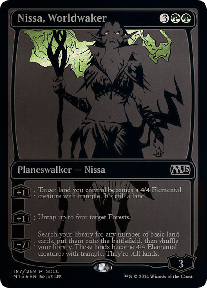 Nissa, Worldwaker card front