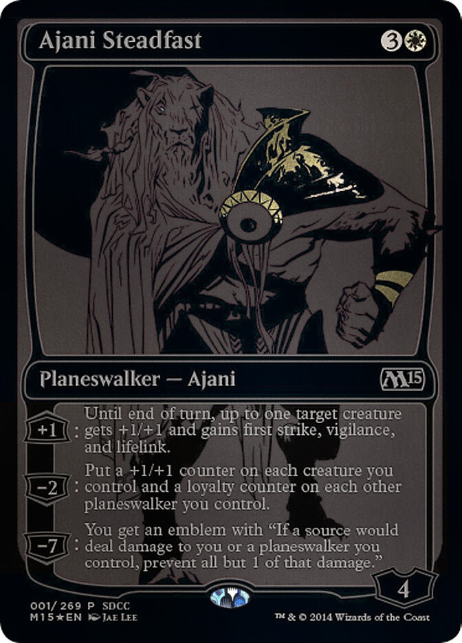 Ajani Steadfast card front