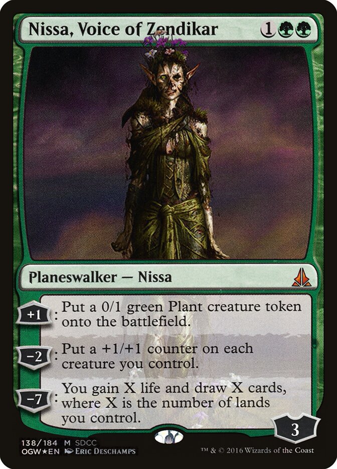 Nissa, Voice of Zendikar card front