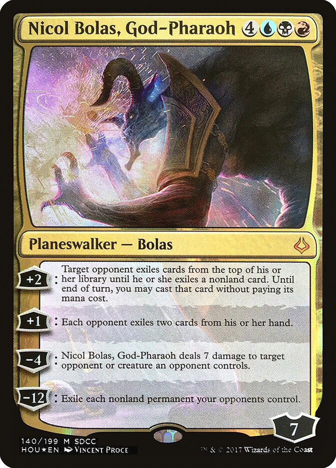 Nicol Bolas, God-Pharaoh card front