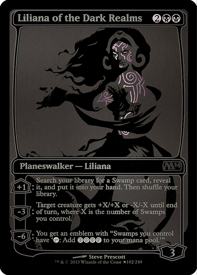 Liliana of the Dark Realms card front