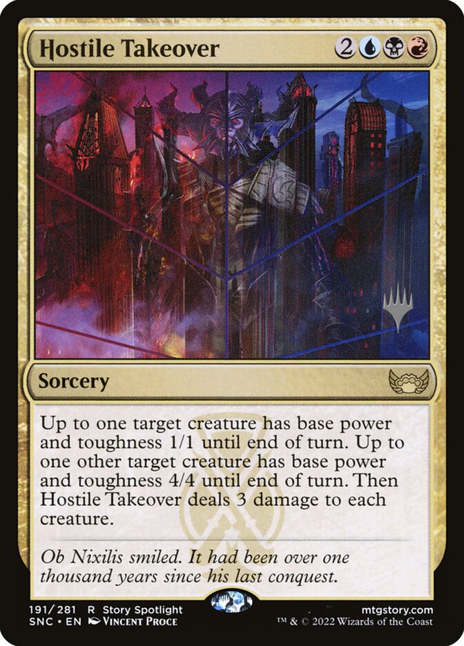 Hostile Takeover card front