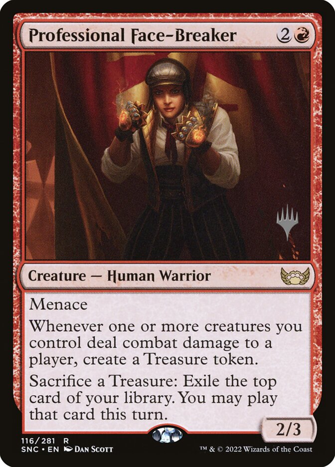Professional Face-Breaker card front