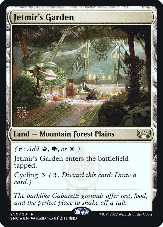 Jetmir's Garden card front