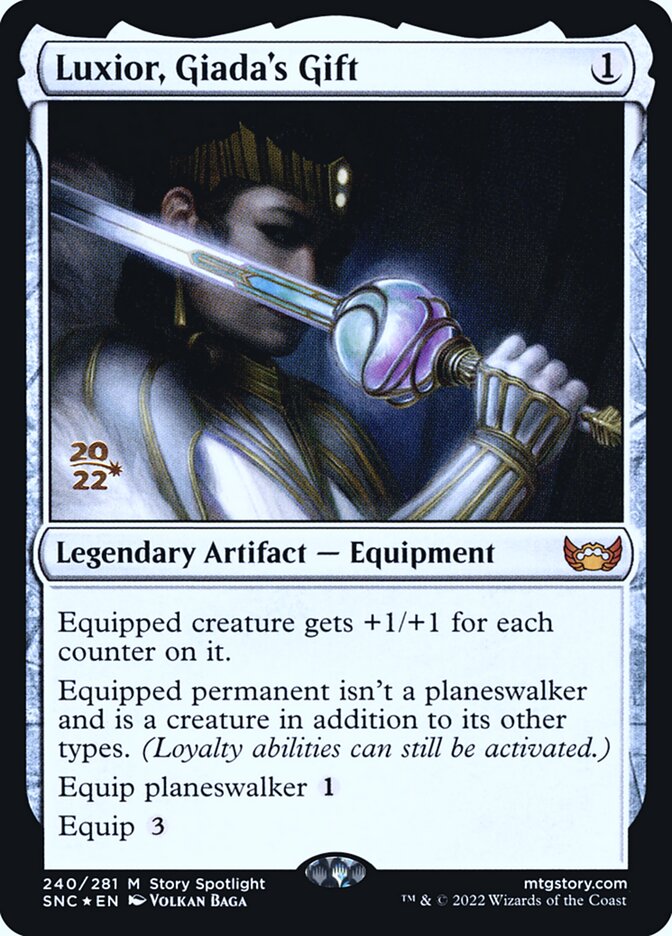Luxior, Giada's Gift card front
