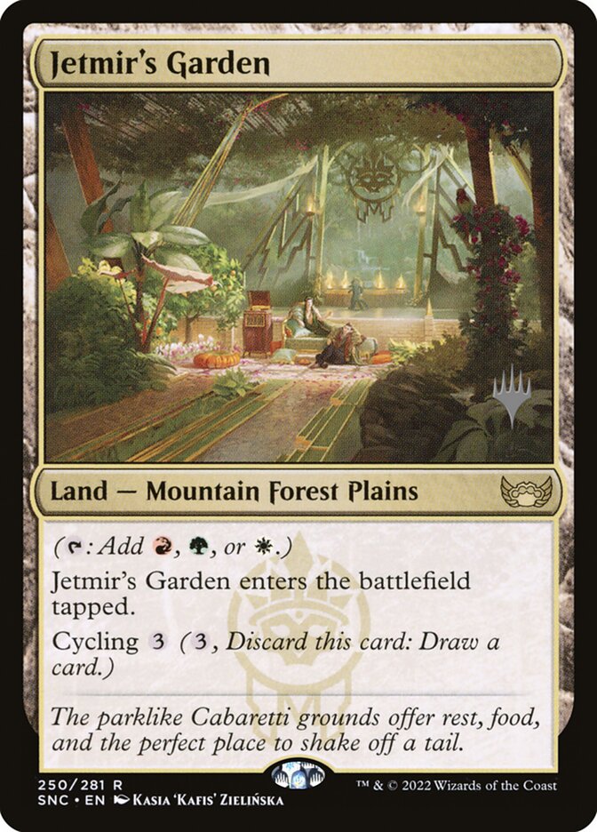 Jetmir's Garden card front