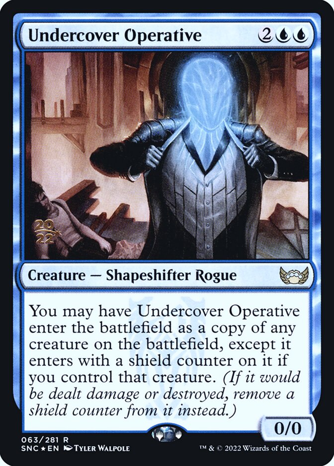 Undercover Operative card front