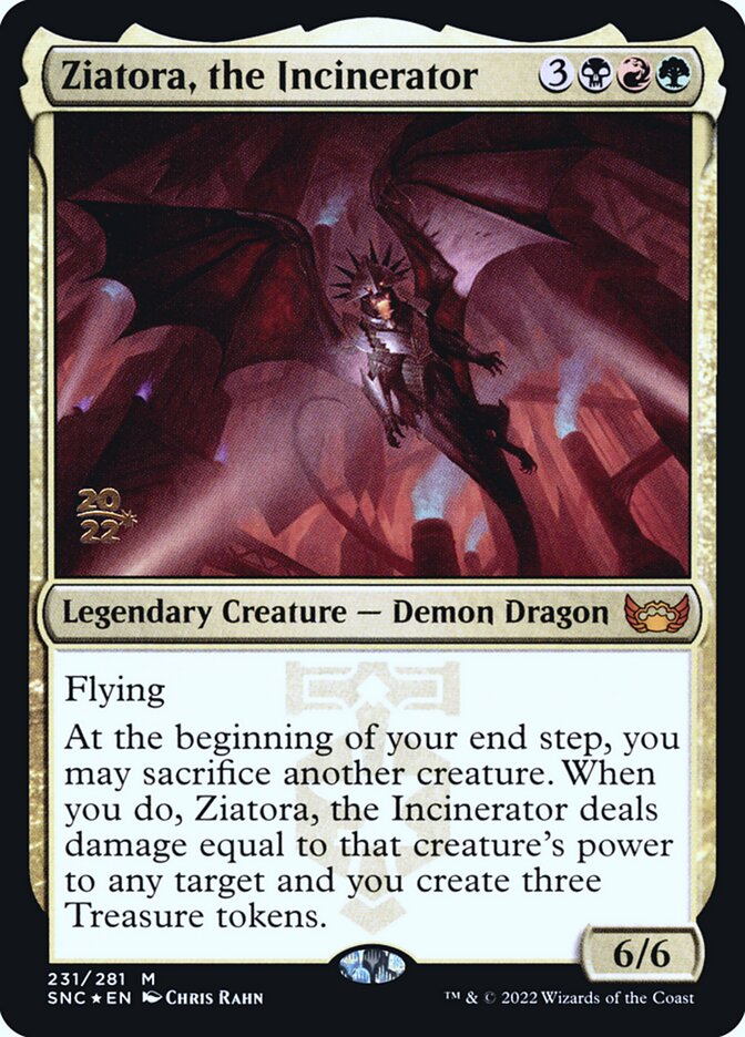 Ziatora, the Incinerator card front