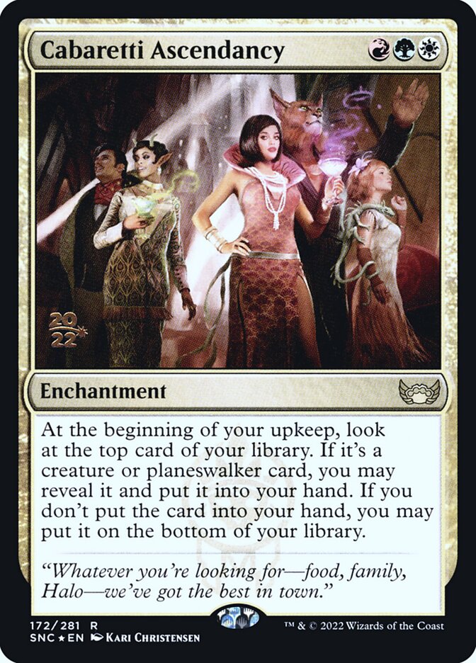 Cabaretti Ascendancy card front