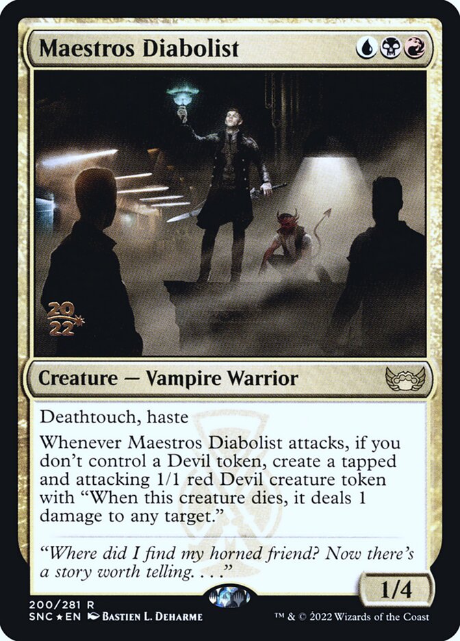 Maestros Diabolist card front