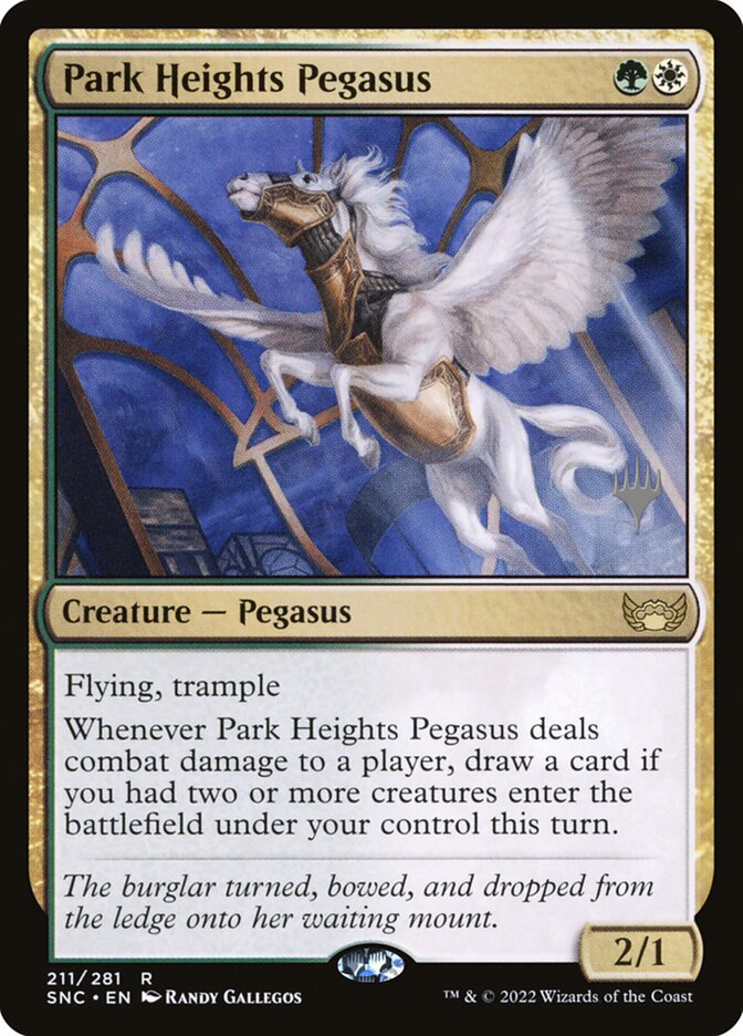 Park Heights Pegasus card front