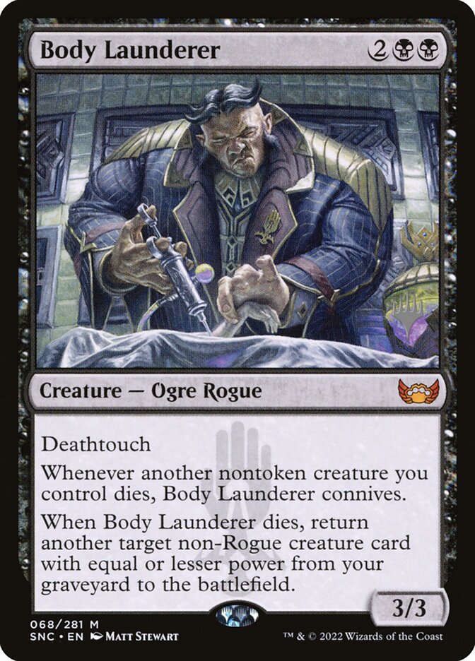 Body Launderer card front