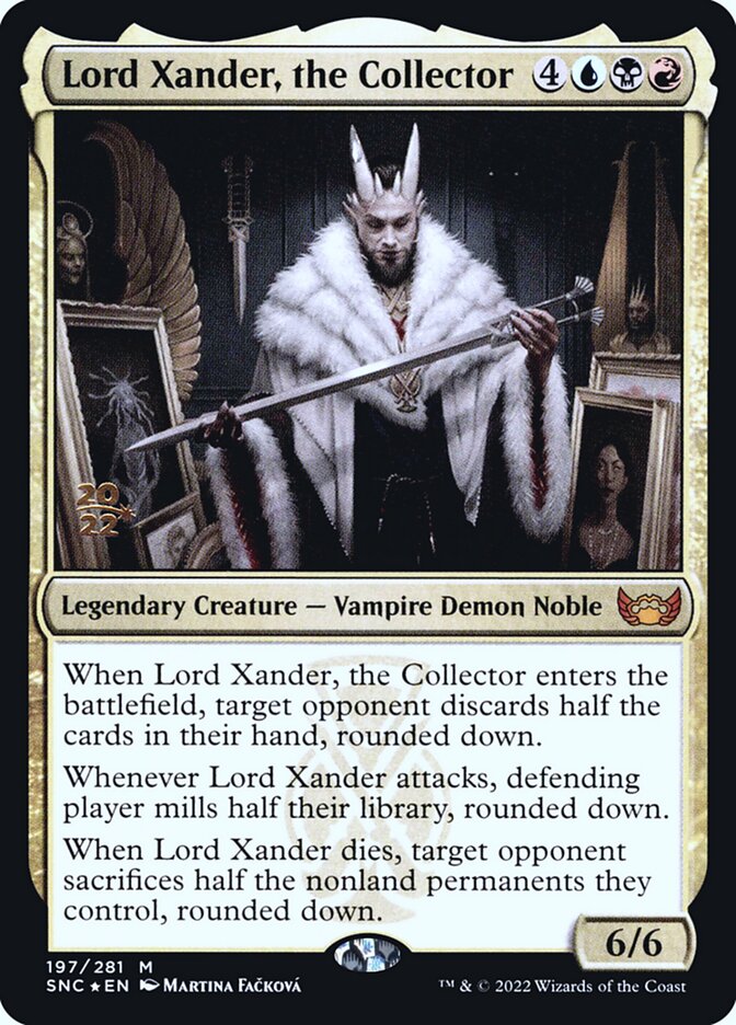 Lord Xander, the Collector card front