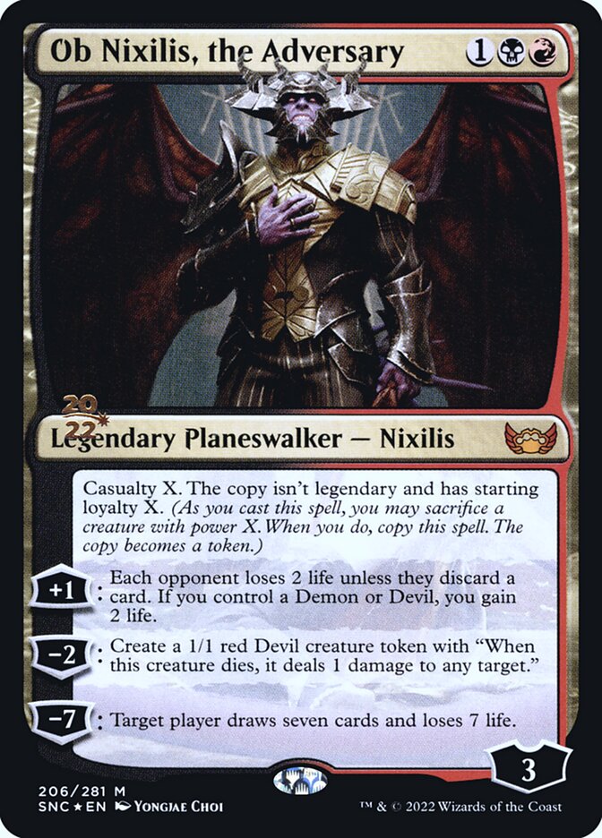 Ob Nixilis, the Adversary card front