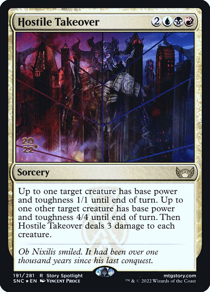 Hostile Takeover card front
