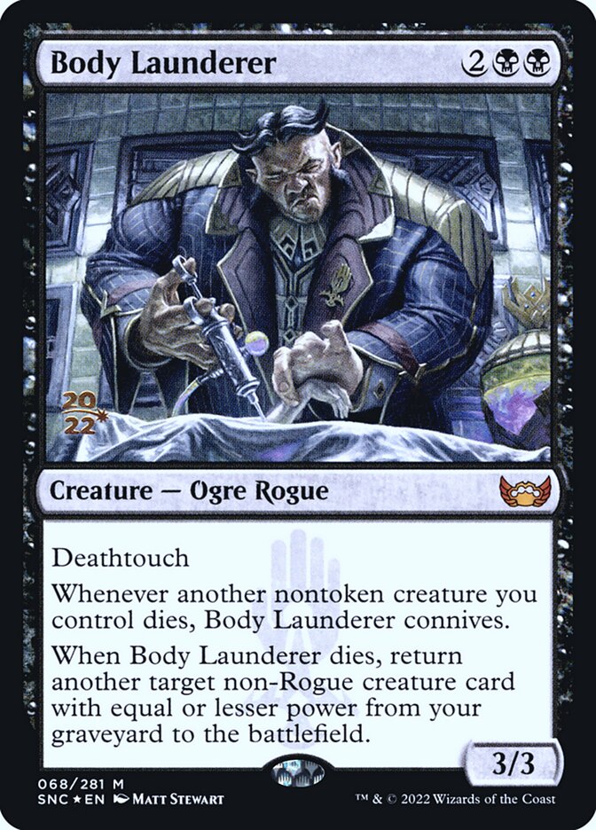 Body Launderer card front
