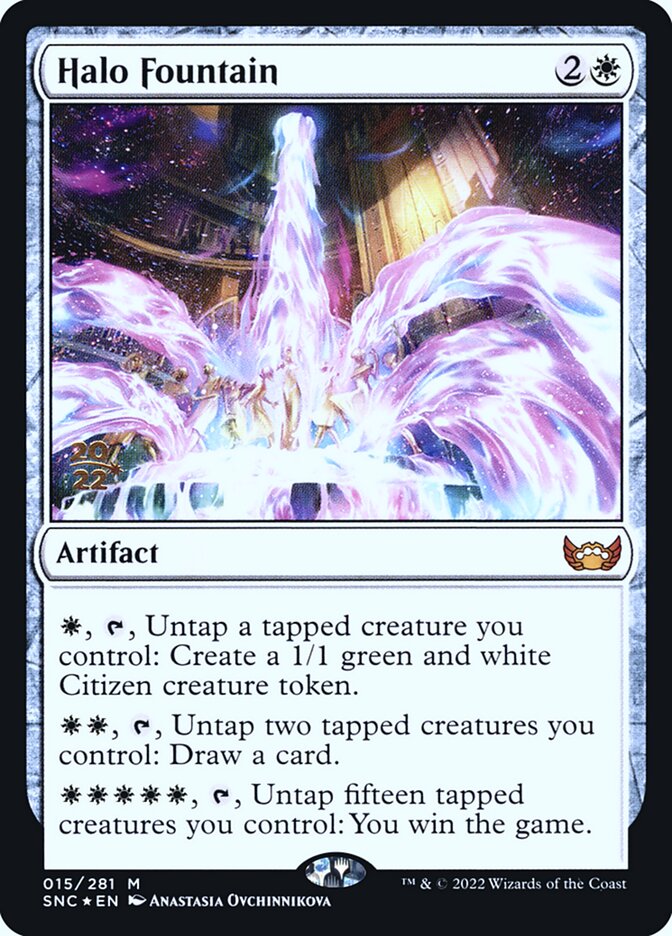 Halo Fountain card front