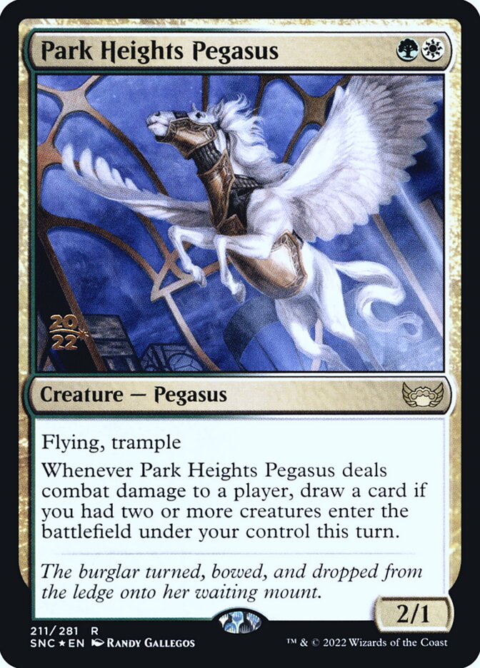 Park Heights Pegasus card front