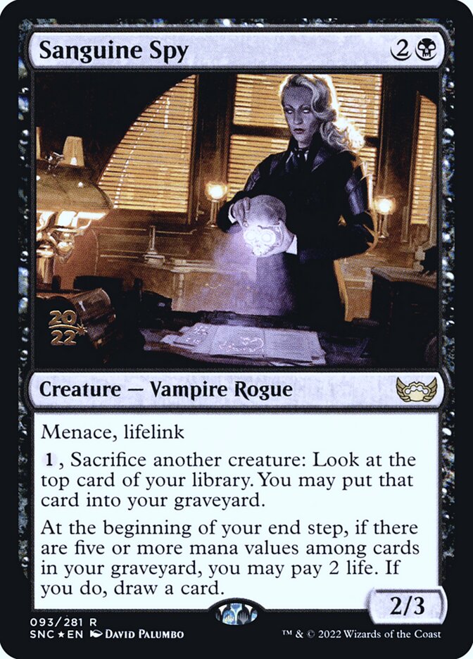 Sanguine Spy card front