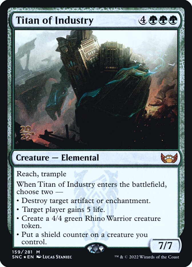 Titan of Industry card front