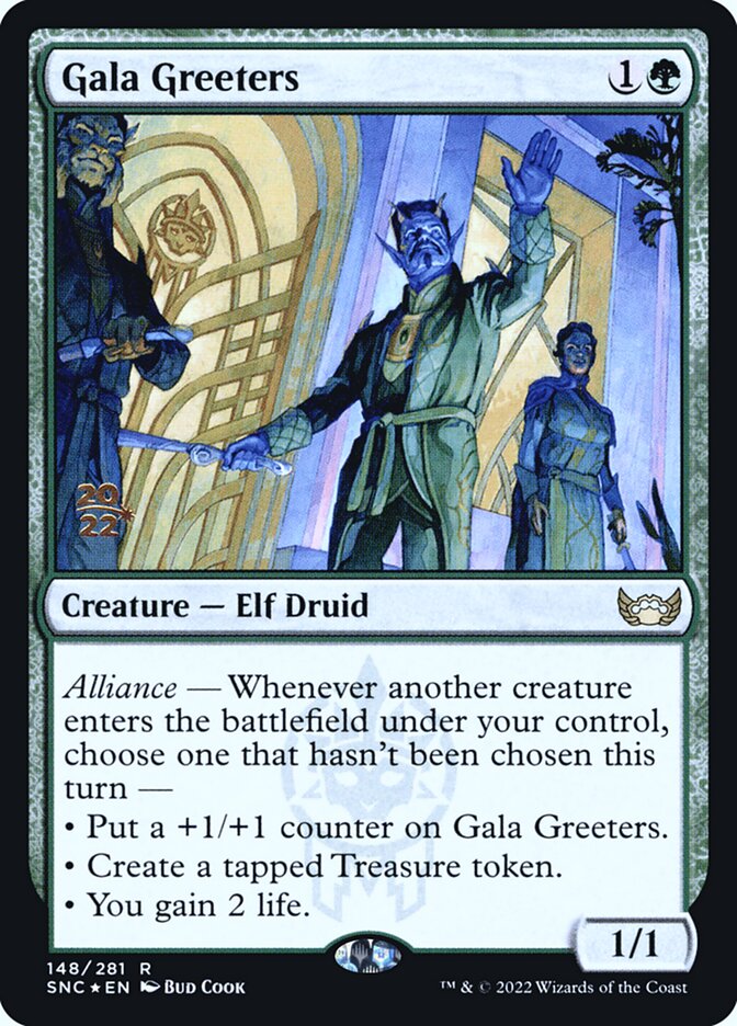 Gala Greeters card front