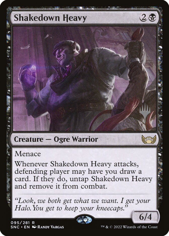 Shakedown Heavy card front
