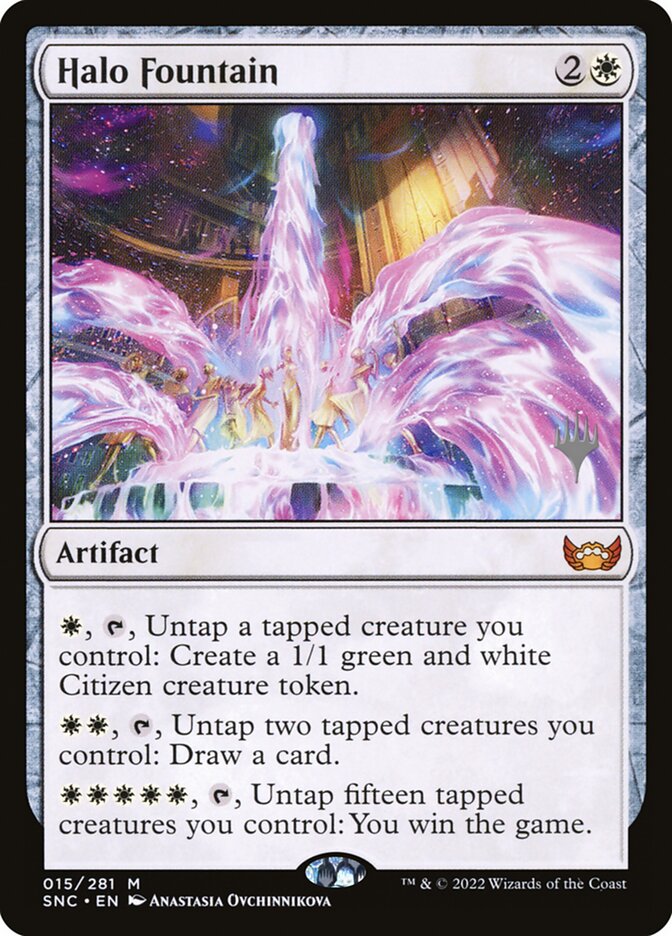 Halo Fountain card front