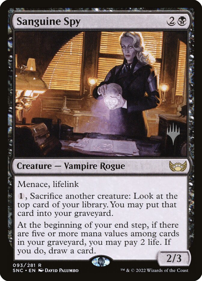 Sanguine Spy card front