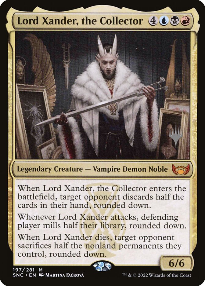 Lord Xander, the Collector card front
