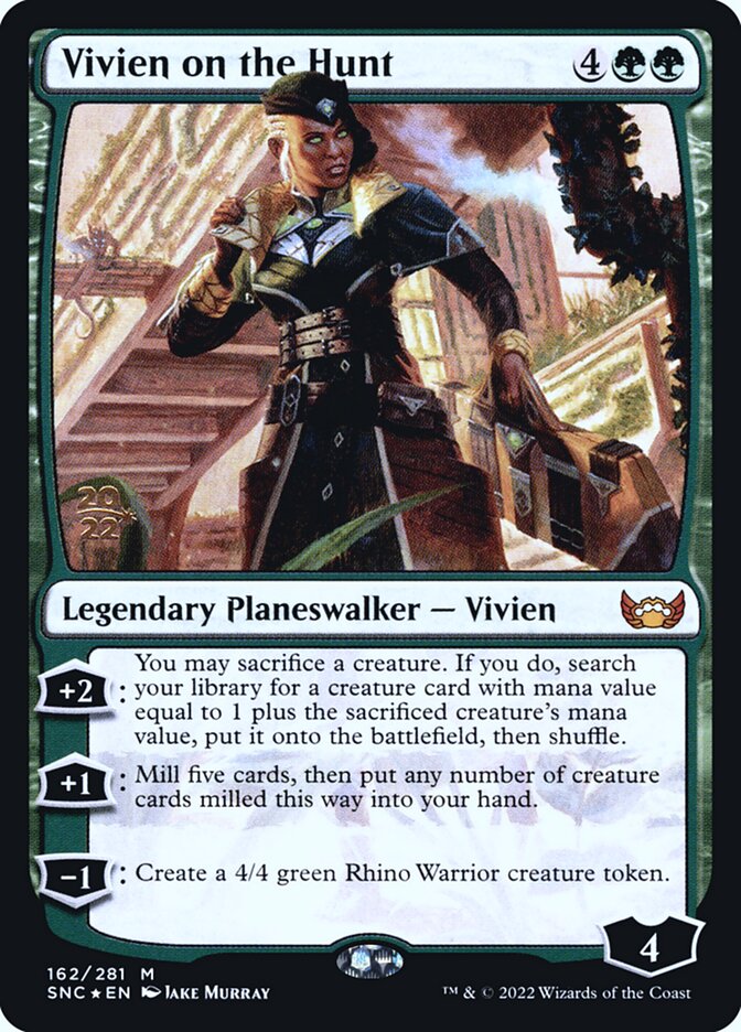 Vivien on the Hunt card front