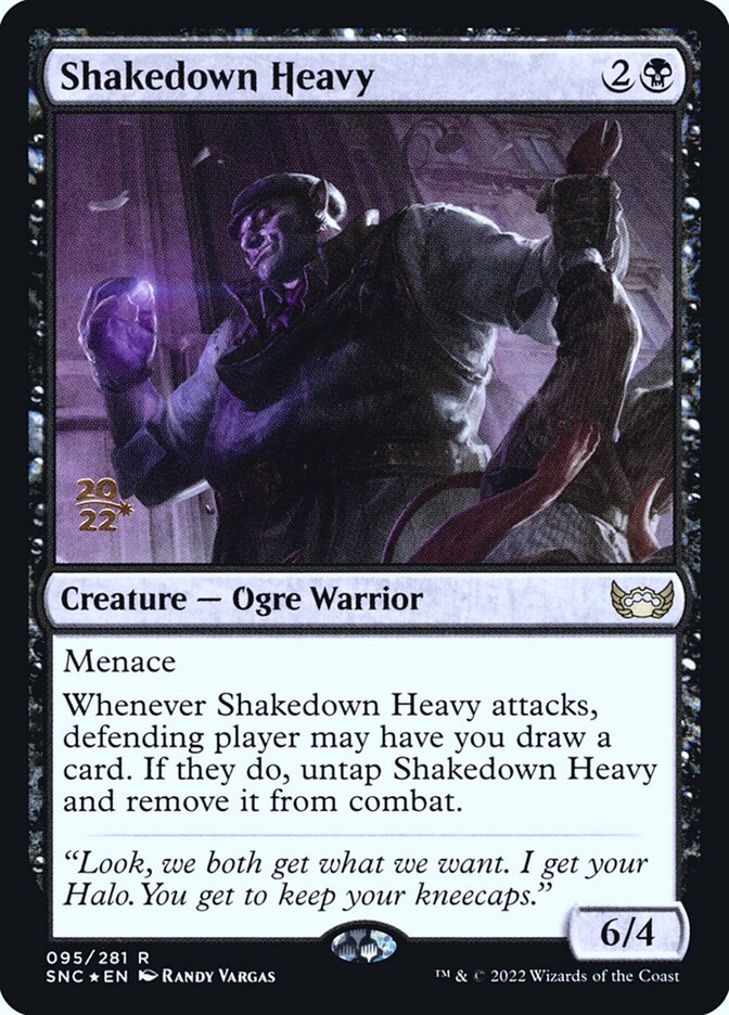 Shakedown Heavy card front