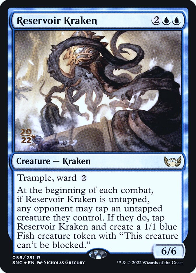 Reservoir Kraken card front