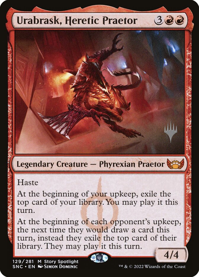 Urabrask, Heretic Praetor card front