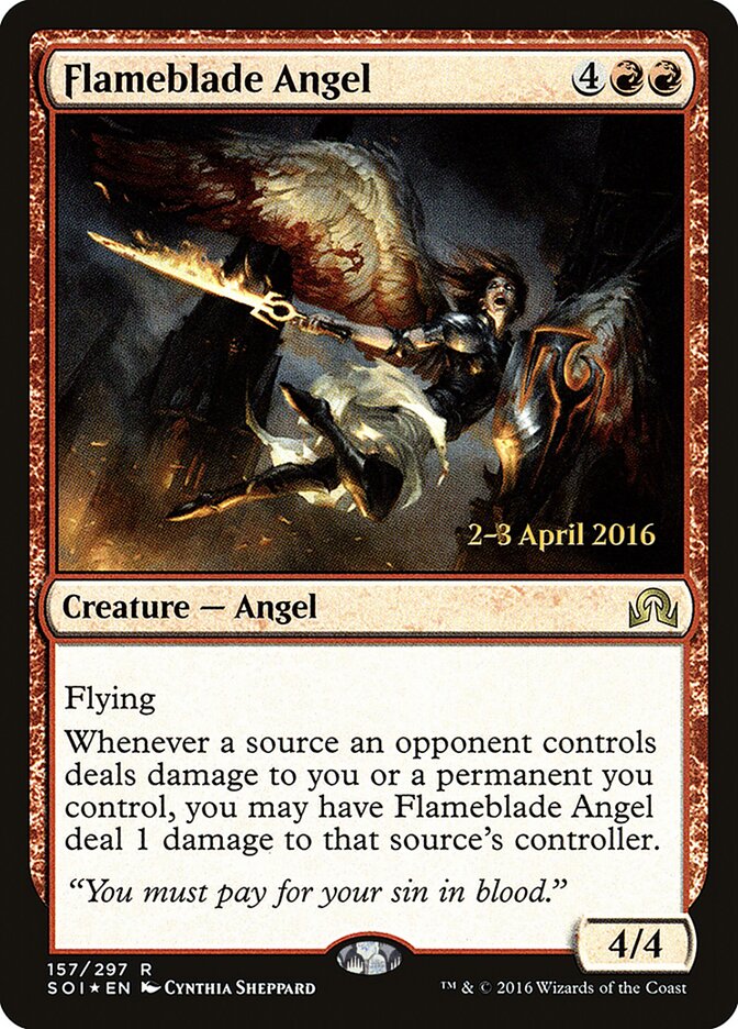 Flameblade Angel card front