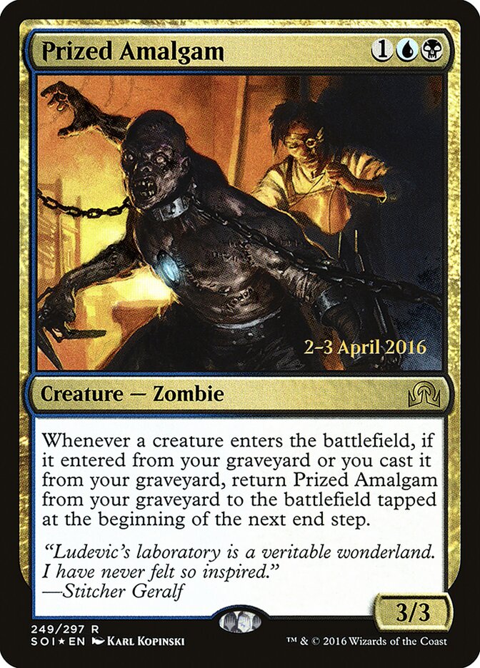 Prized Amalgam card front