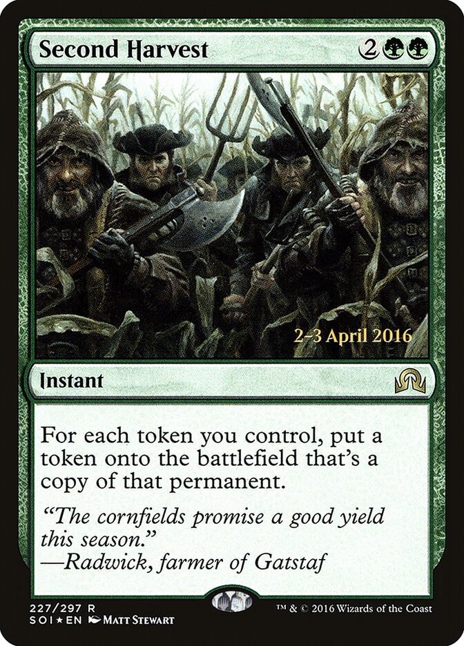 Second Harvest card front